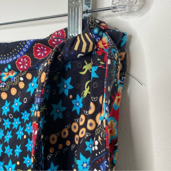 Context Exclusively at Lord & Taylor Floral Paisley Faux Wrap Linen Blend Skirt - Picture 5 of 16